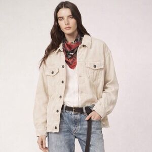 Zara Cream Corduroy Jacket